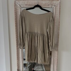 Elegant Sage Women's Dress